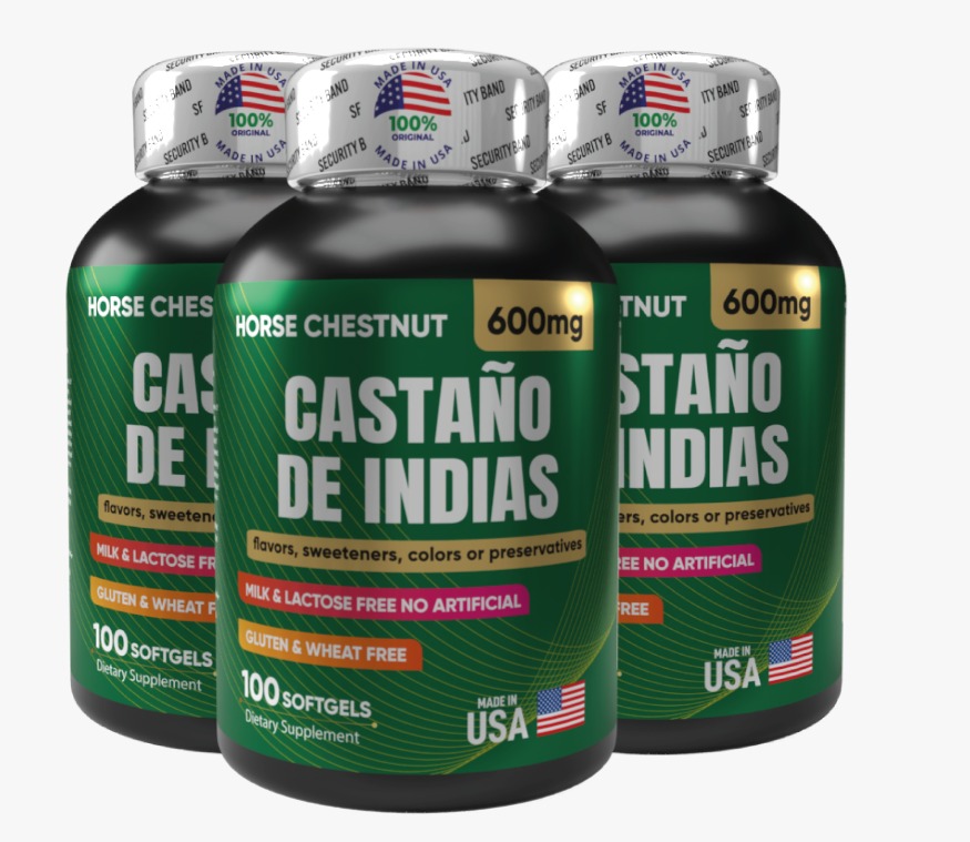 CASTAÑO DE INDIAS SOFTGEL X100 X3